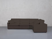 4-Seat Modular Corner Right Sectional (Thin Arms) - 7th Avenue