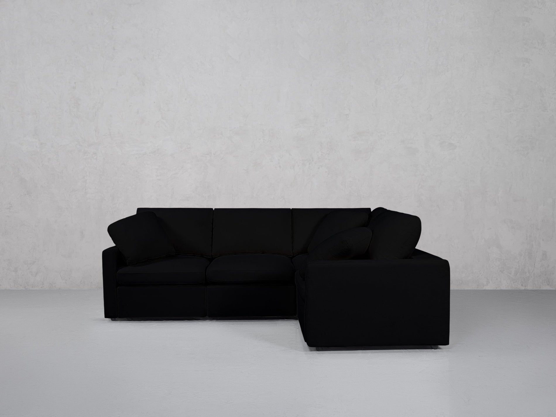 4-Seat Modular Corner Right Sectional (Thin Arms) - 7th Avenue