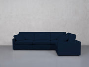 4-Seat Modular Corner Right Sectional (Thin Arms) - 7th Avenue