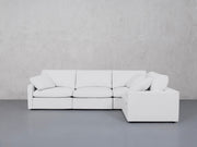 4-Seat Modular Corner Right Sectional (Thin Arms) - 7th Avenue