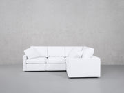 4-Seat Modular Corner Right Sectional (Thin Arms) - 7th Avenue