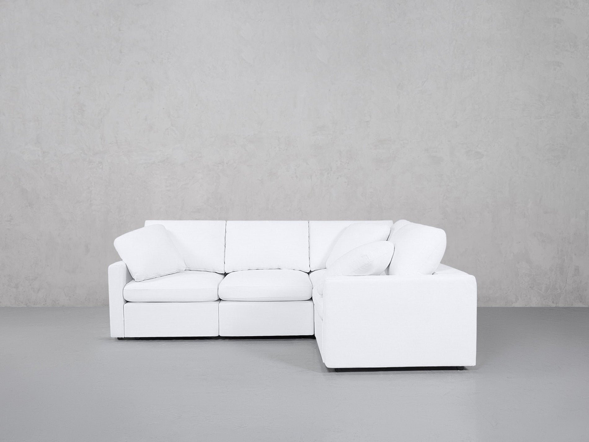 4-Seat Modular Corner Right Sectional (Thin Arms) - 7th Avenue