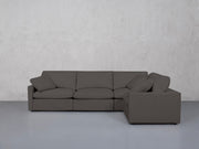 4-Seat Modular Corner Right Sectional (Thin Arms) - 7th Avenue