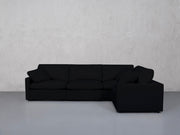 4-Seat Modular Corner Right Sectional (Thin Arms) - 7th Avenue