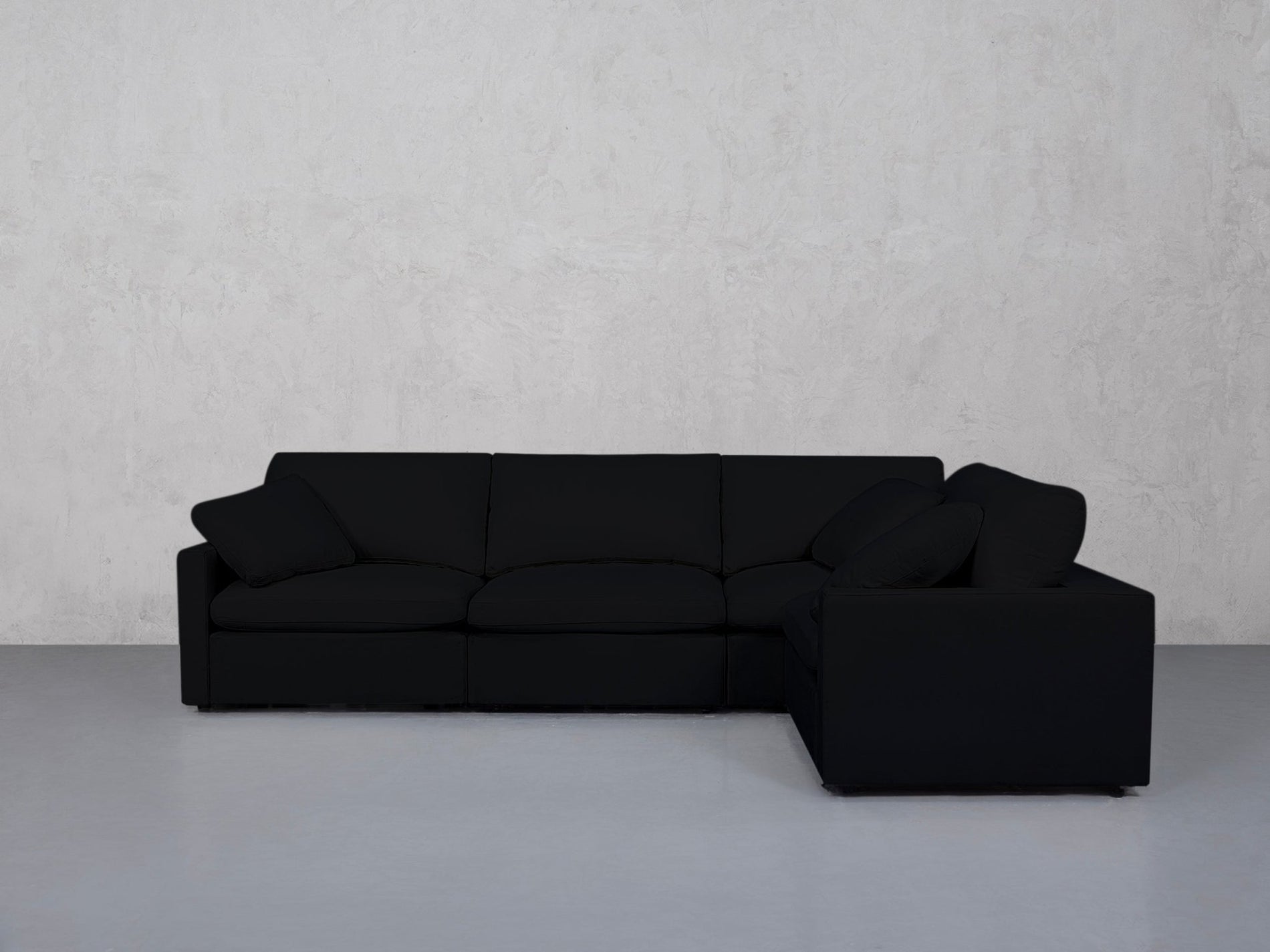 4-Seat Modular Corner Right Sectional (Thin Arms) - 7th Avenue