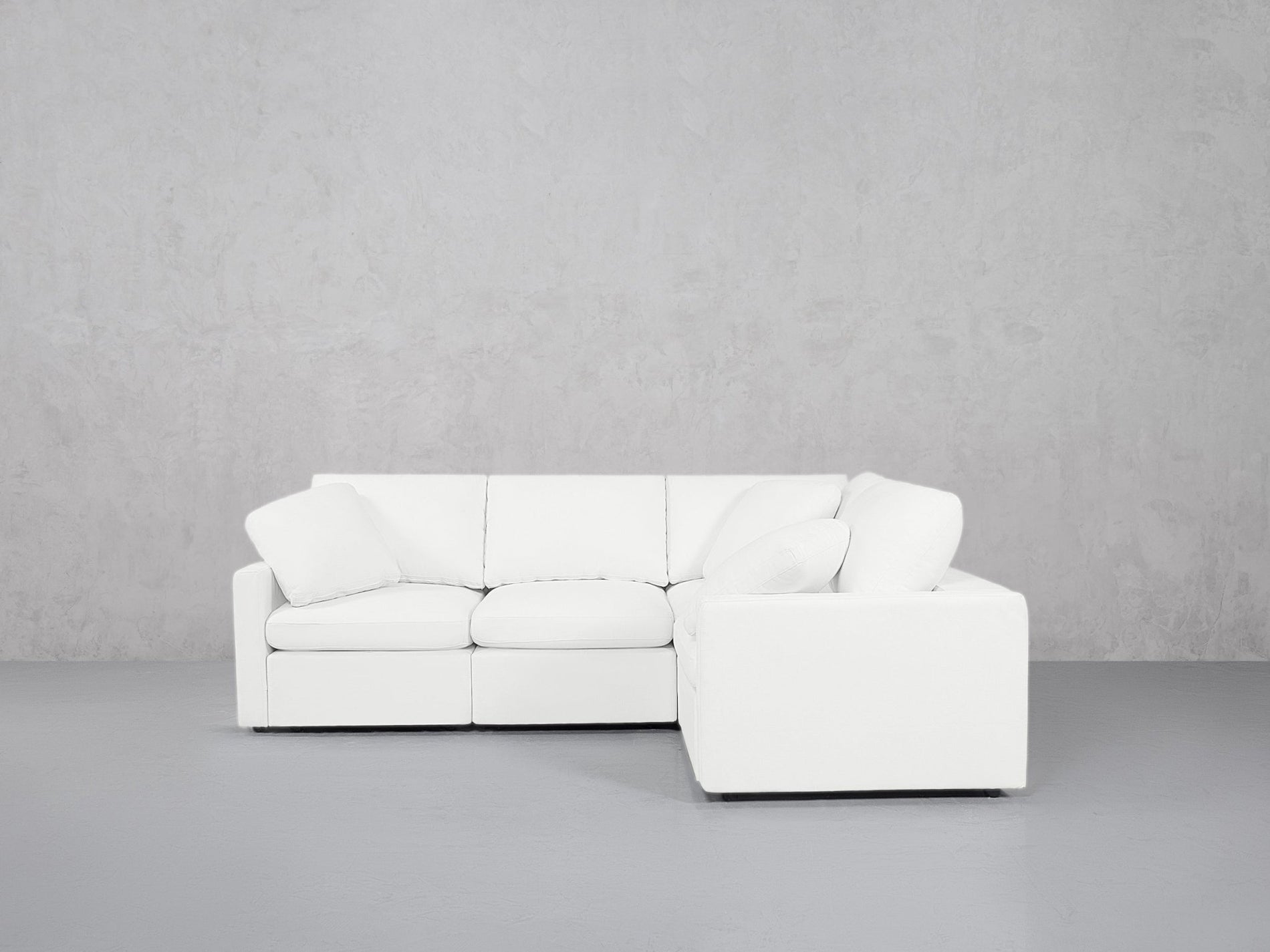 4-Seat Modular Corner Right Sectional (Thin Arms) - 7th Avenue