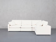 4-Seat Modular Corner Right Sectional (Thin Arms) - 7th Avenue