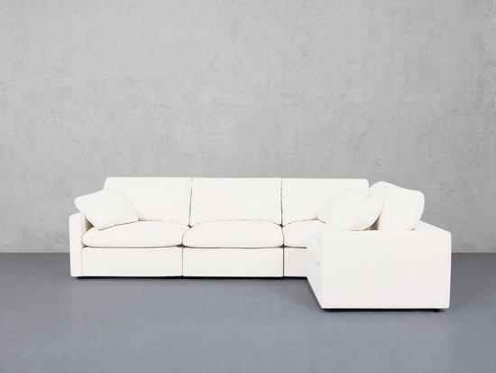 4-Seat Modular Corner Right Sectional (Thin Arms) - 7th Avenue