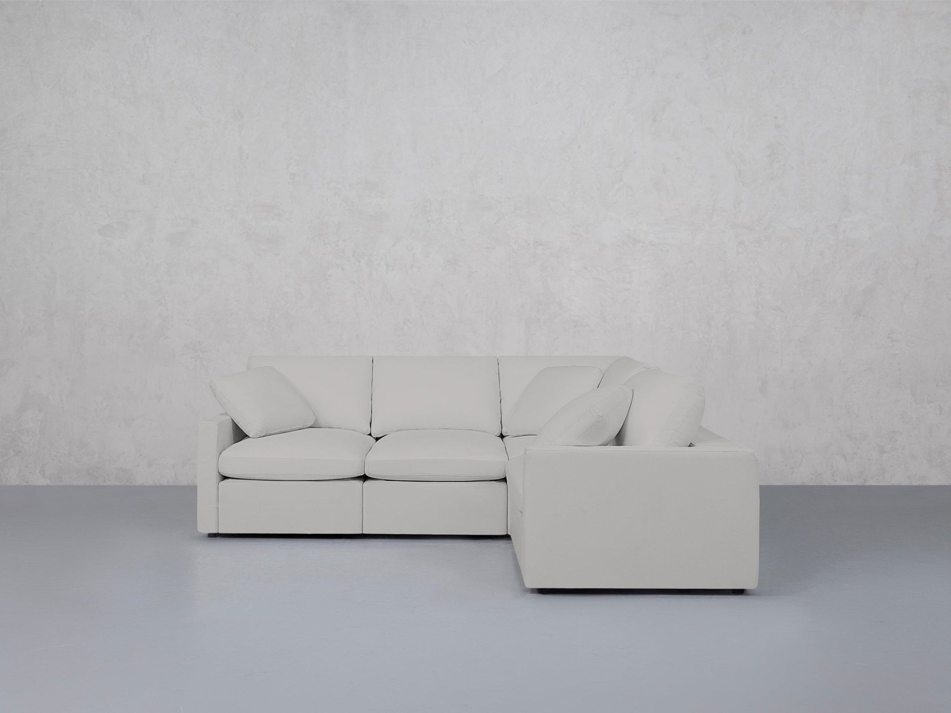 4-Seat Modular Corner Right Sectional (Thin Arms) - 7th Avenue