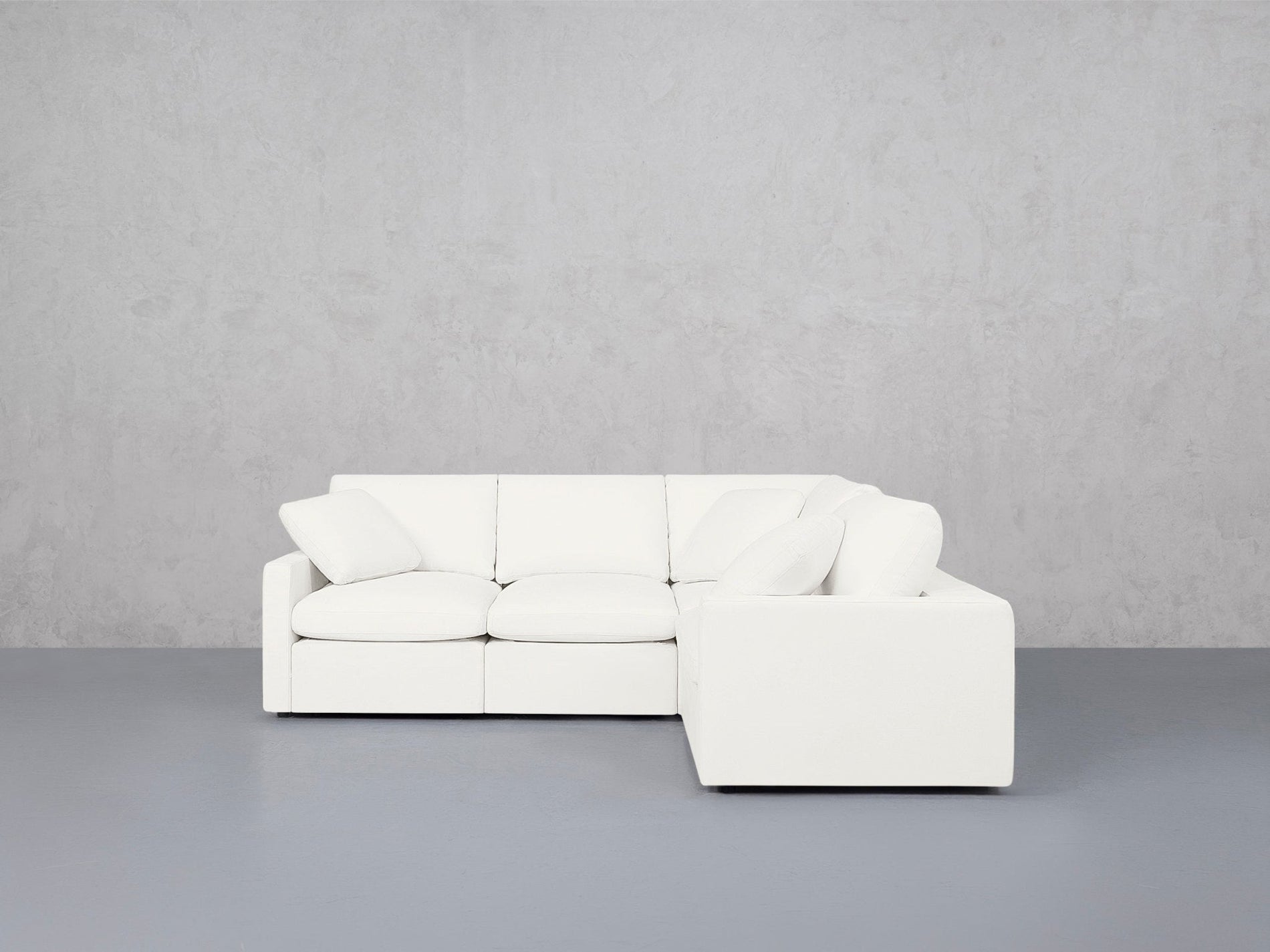 4-Seat Modular Corner Right Sectional (Thin Arms) - 7th Avenue