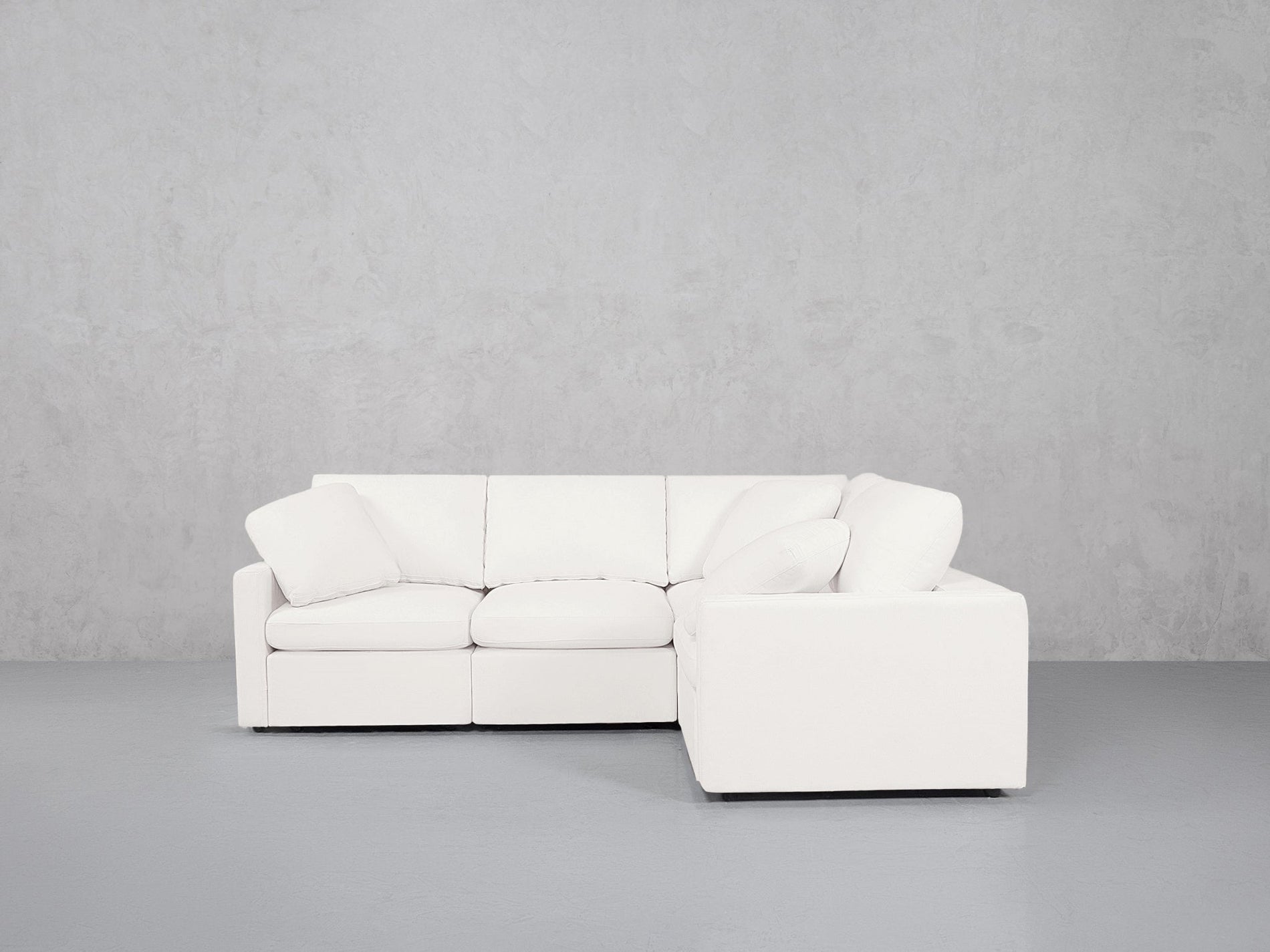 4-Seat Modular Corner Right Sectional (Thin Arms) - 7th Avenue