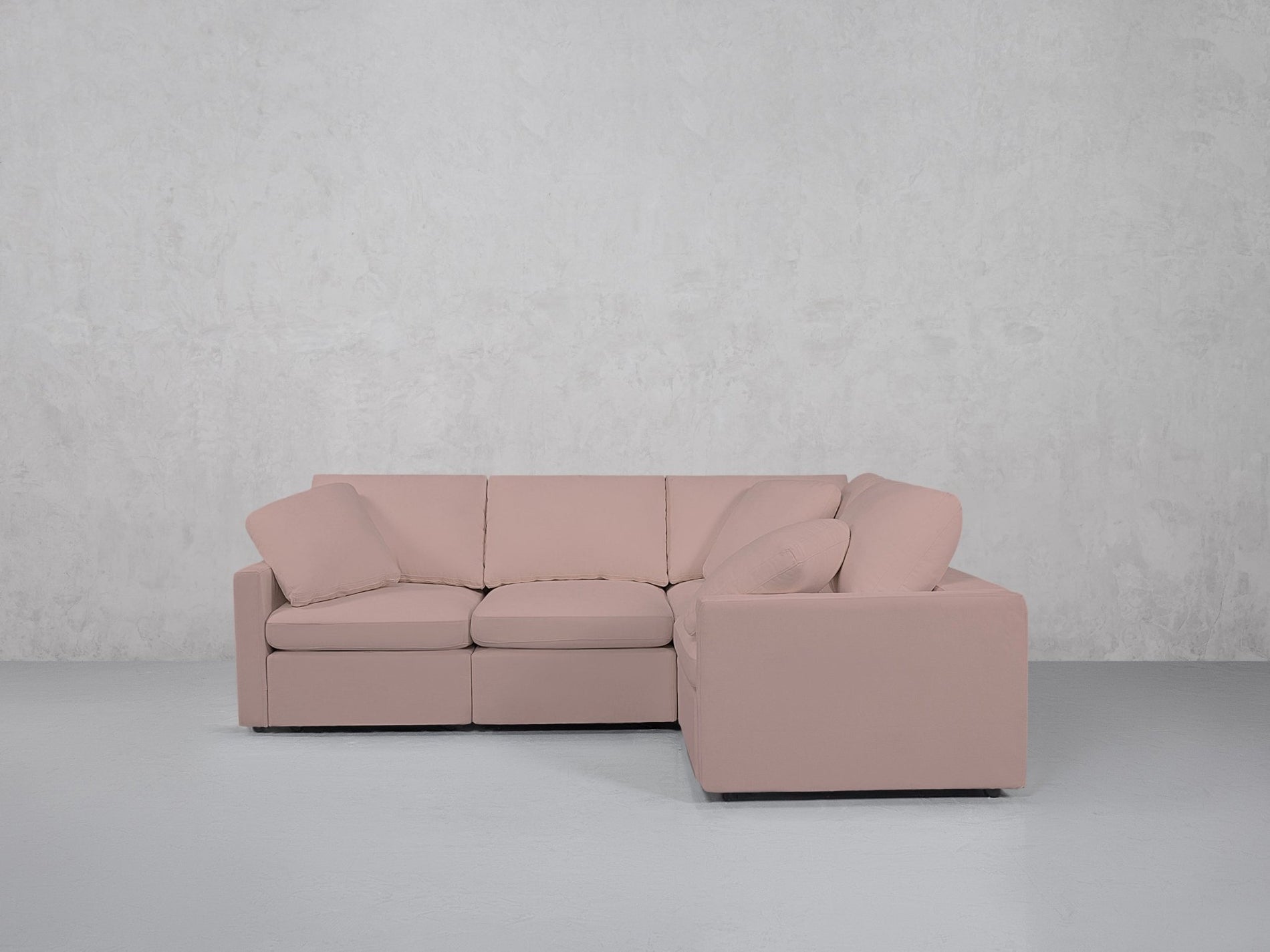 4-Seat Modular Corner Right Sectional (Thin Arms) - 7th Avenue