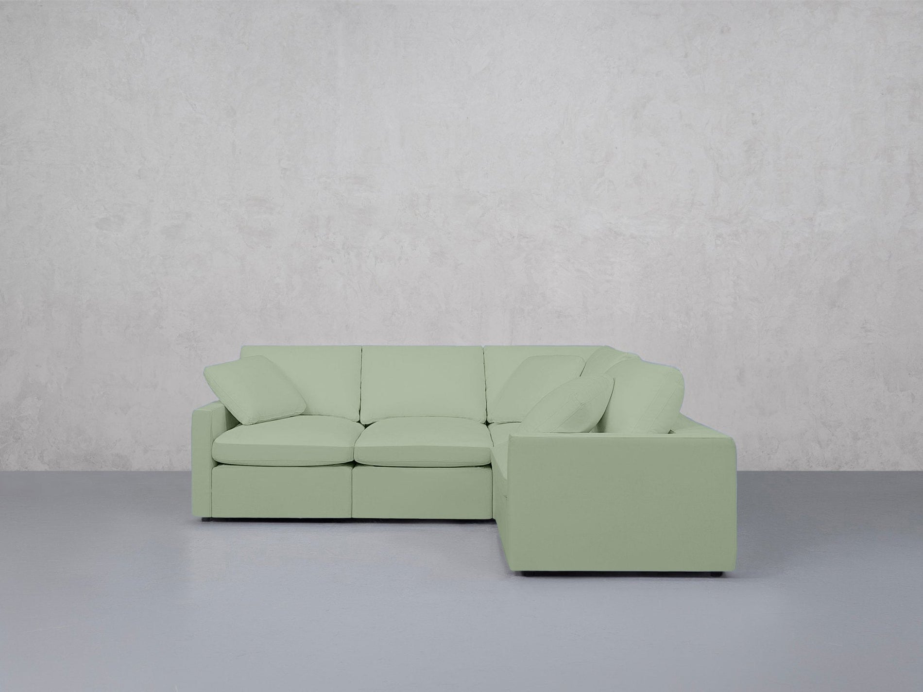 4-Seat Modular Corner Right Sectional (Thin Arms) - 7th Avenue