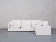 4-Seat Modular Corner Right Sectional (Thin Arms) - 7th Avenue