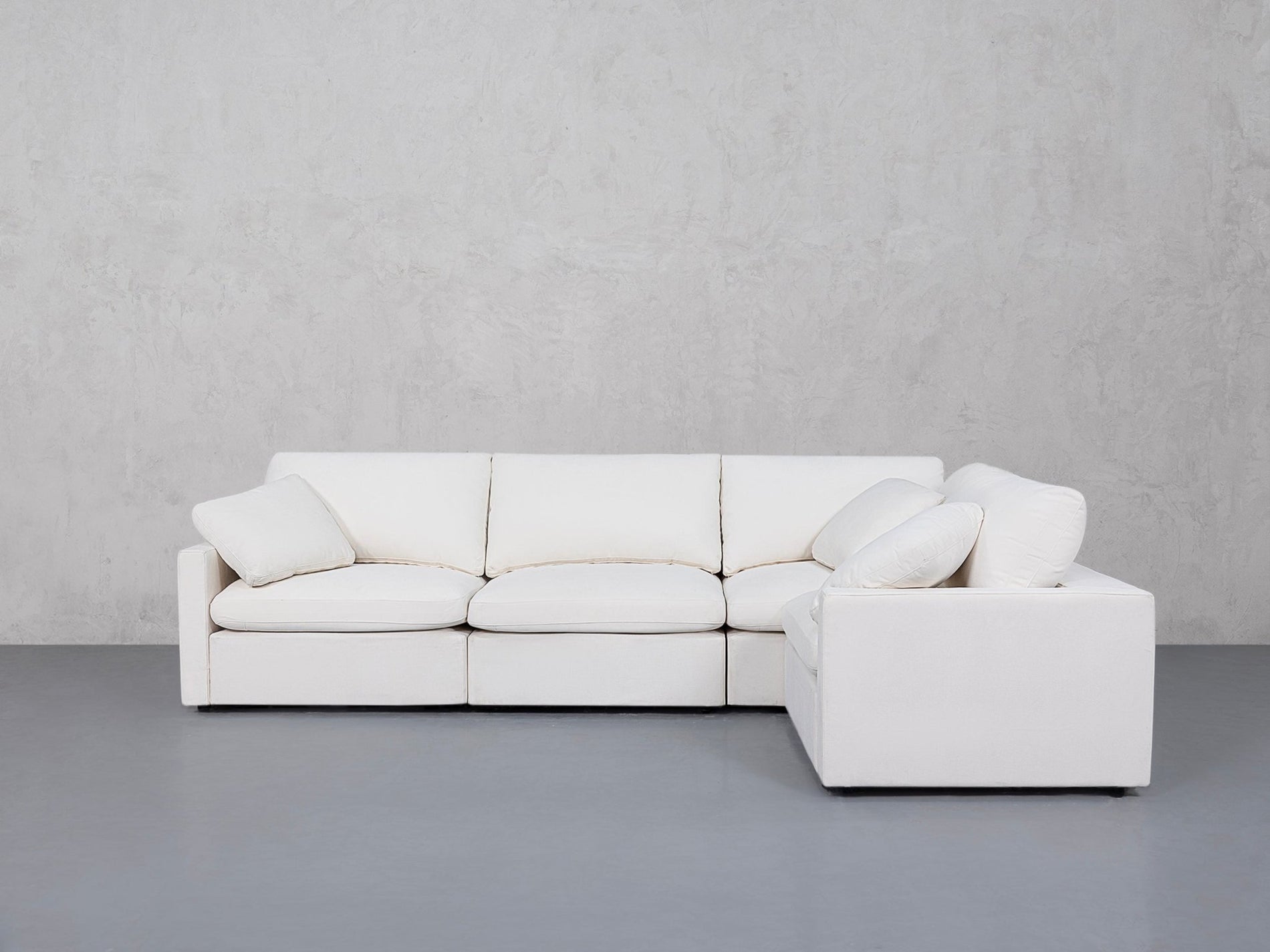4-Seat Modular Corner Right Sectional (Thin Arms) - 7th Avenue