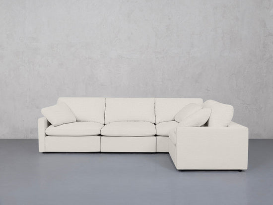 4-Seat Modular Corner Right Sectional (Thin Arms) - 7th Avenue