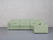 4-Seat Modular Corner Right Sectional (Thin Arms) - 7th Avenue