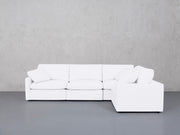 4-Seat Modular Corner Right Sectional (Thin Arms) - 7th Avenue