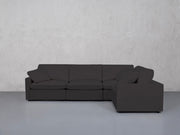 4-Seat Modular Corner Right Sectional (Thin Arms) - 7th Avenue