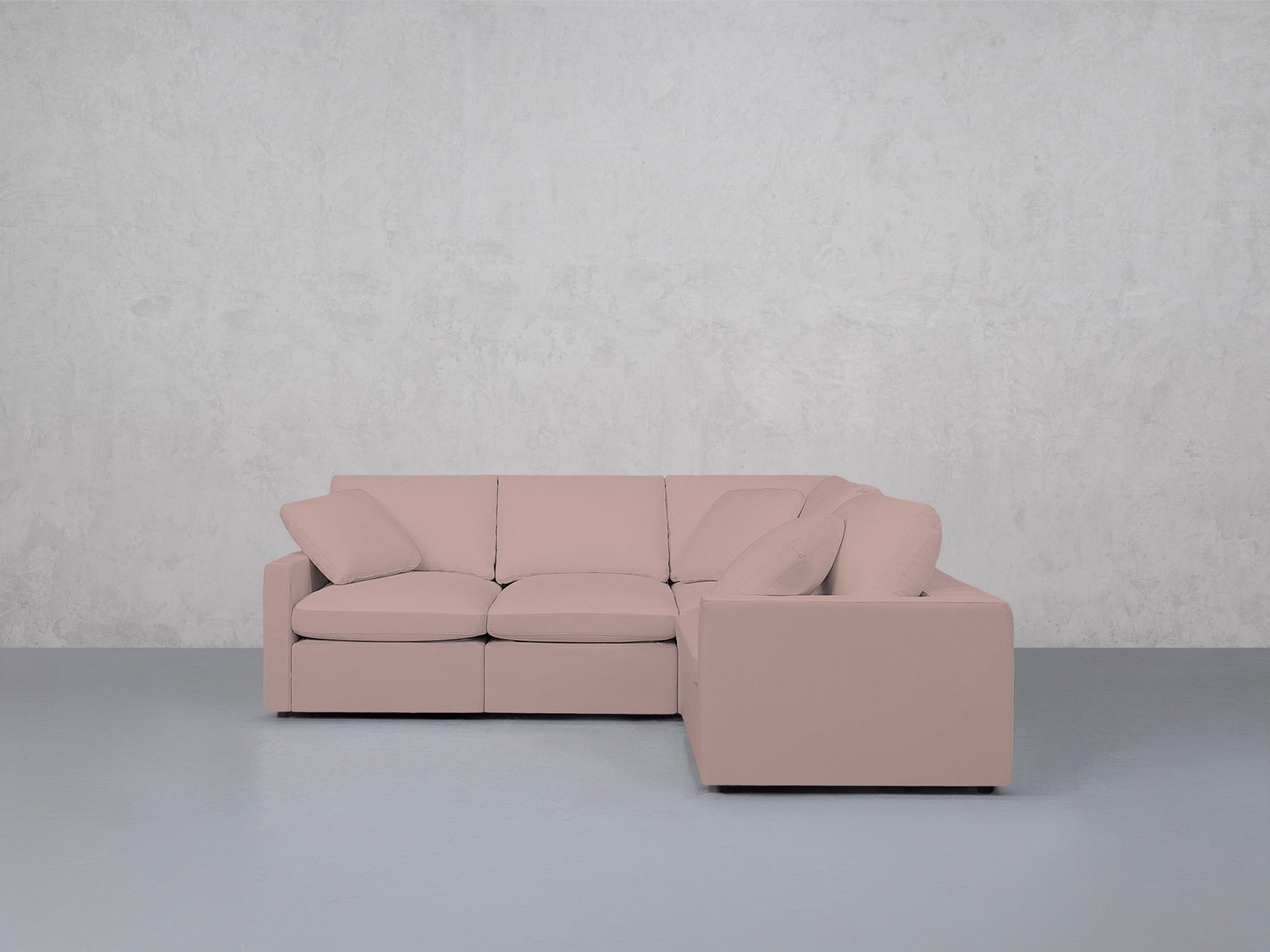 4-Seat Modular Corner Right Sectional (Thin Arms) - 7th Avenue