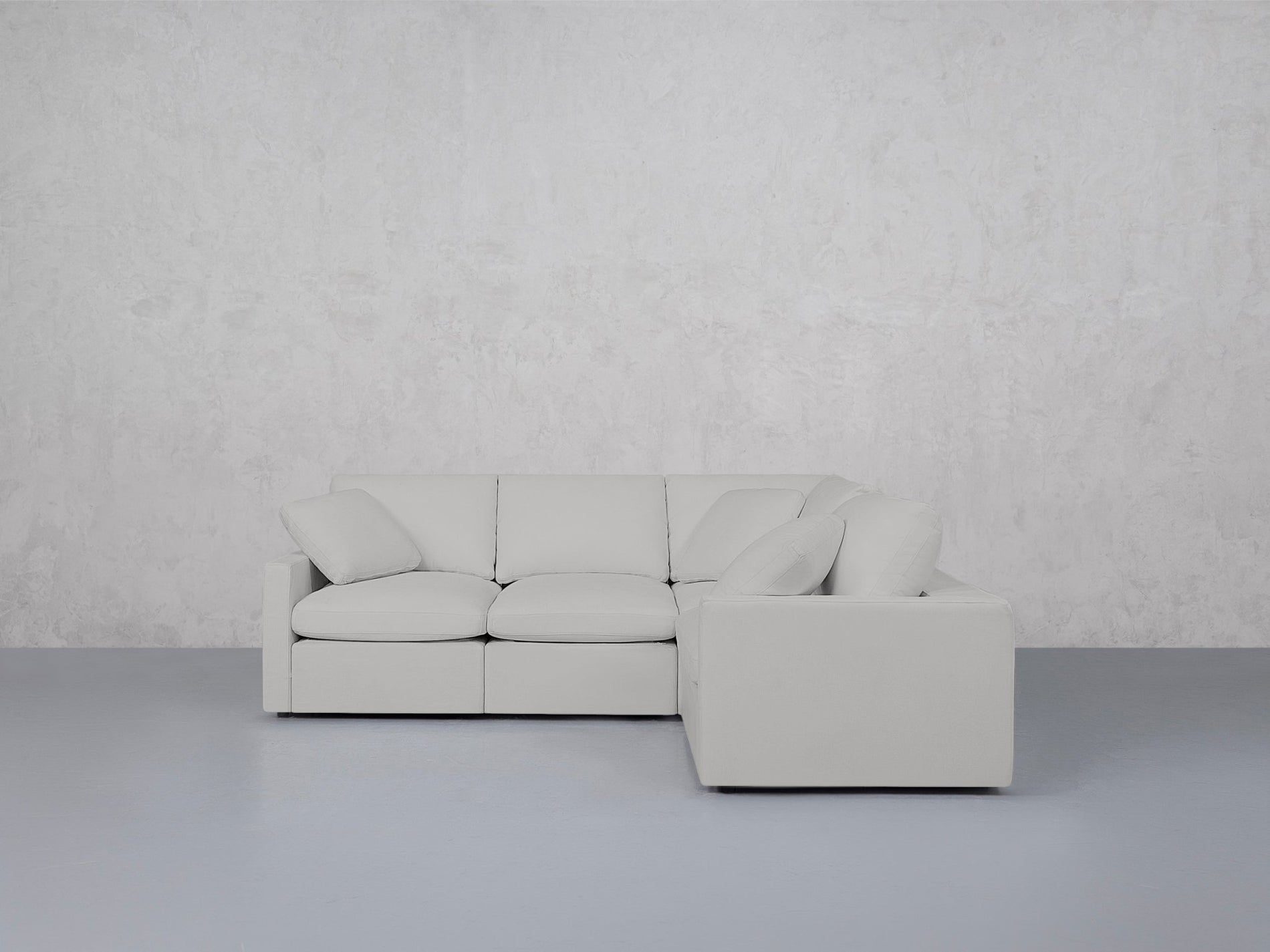 4-Seat Modular Corner Right Sectional (Thin Arms) - 7th Avenue