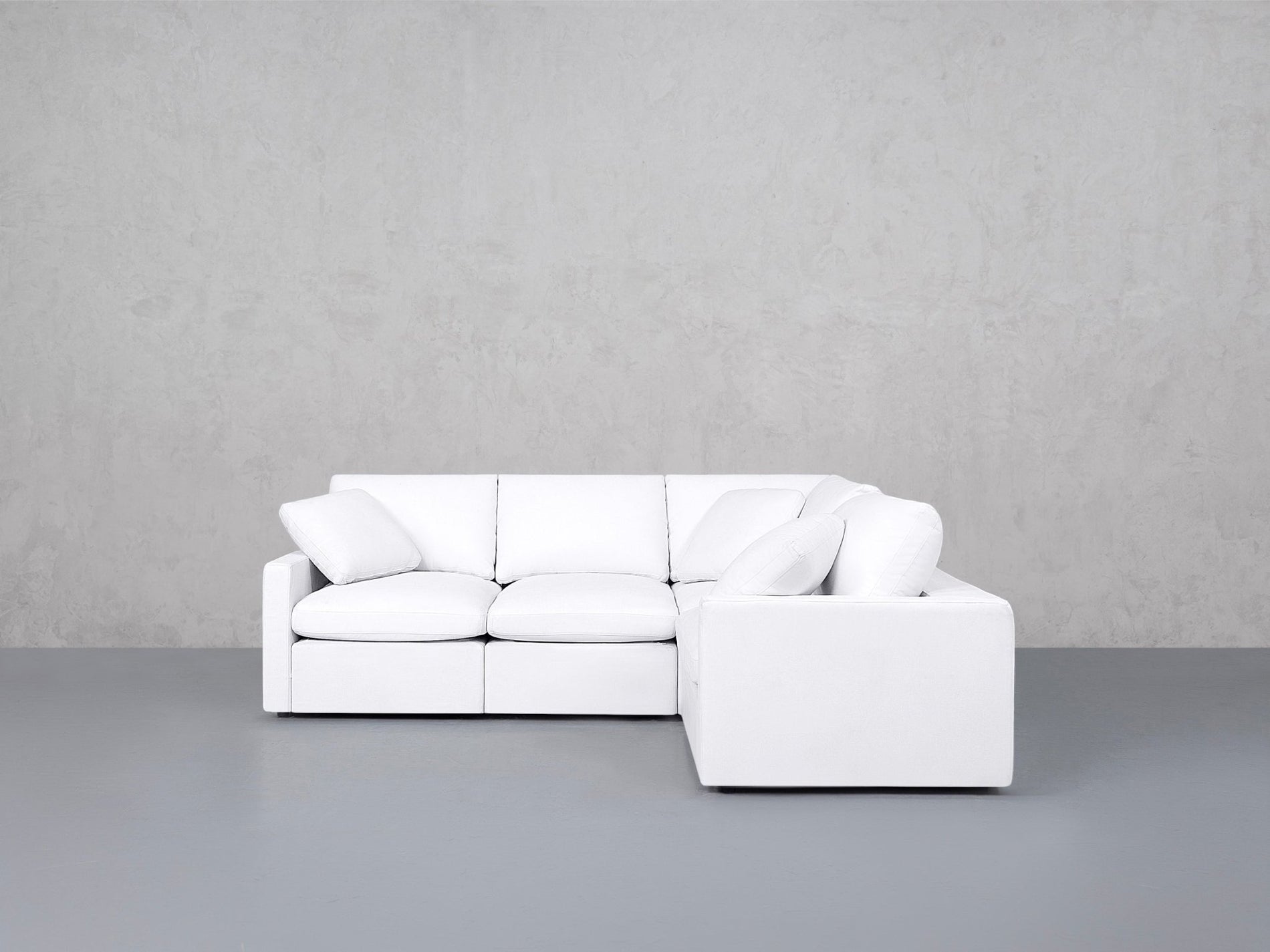 4-Seat Modular Corner Right Sectional (Thin Arms) - 7th Avenue