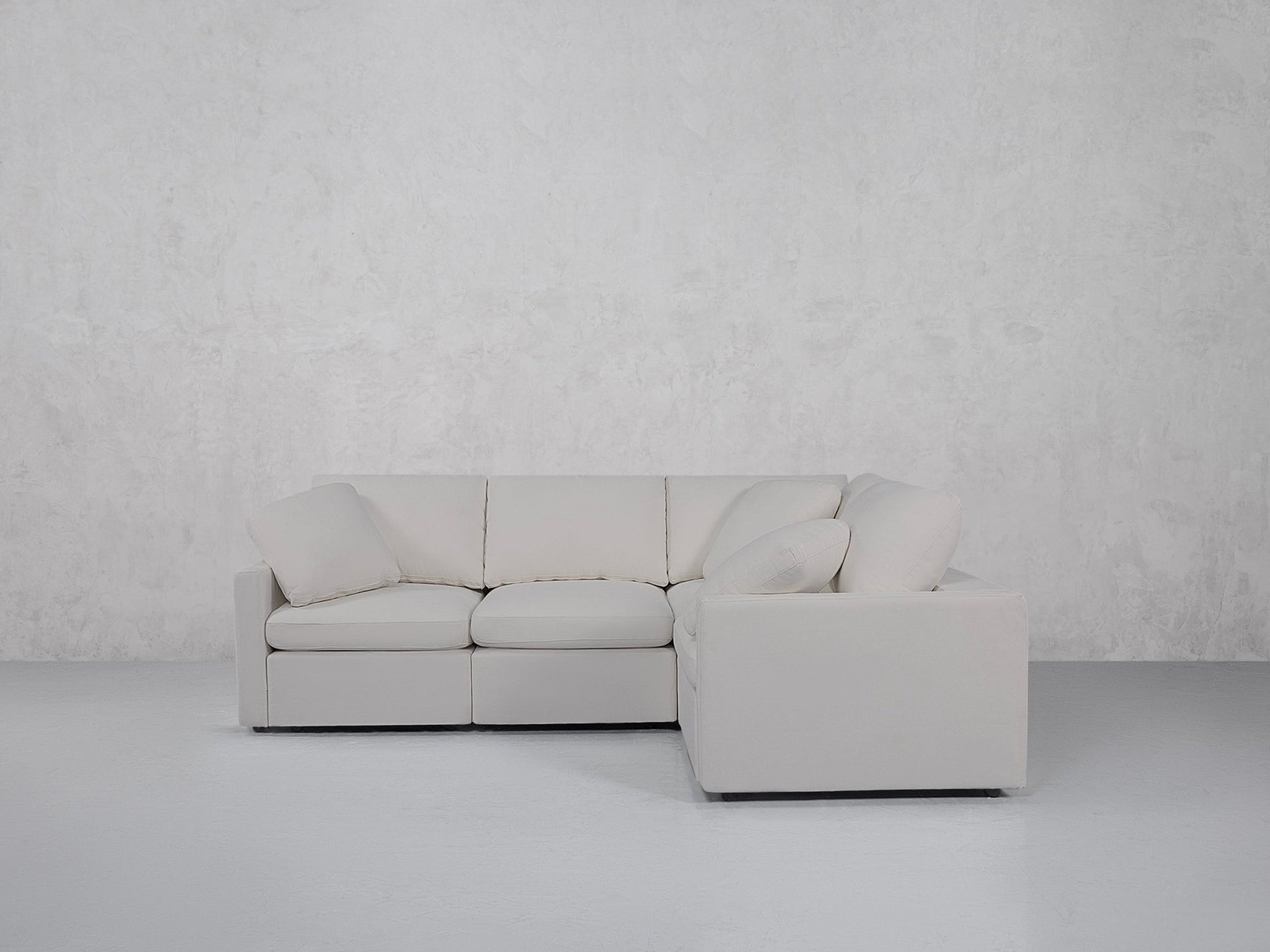 4-Seat Modular Corner Right Sectional (Thin Arms) - 7th Avenue