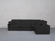 4-Seat Modular Corner Right Sectional (Thin Arms) - 7th Avenue