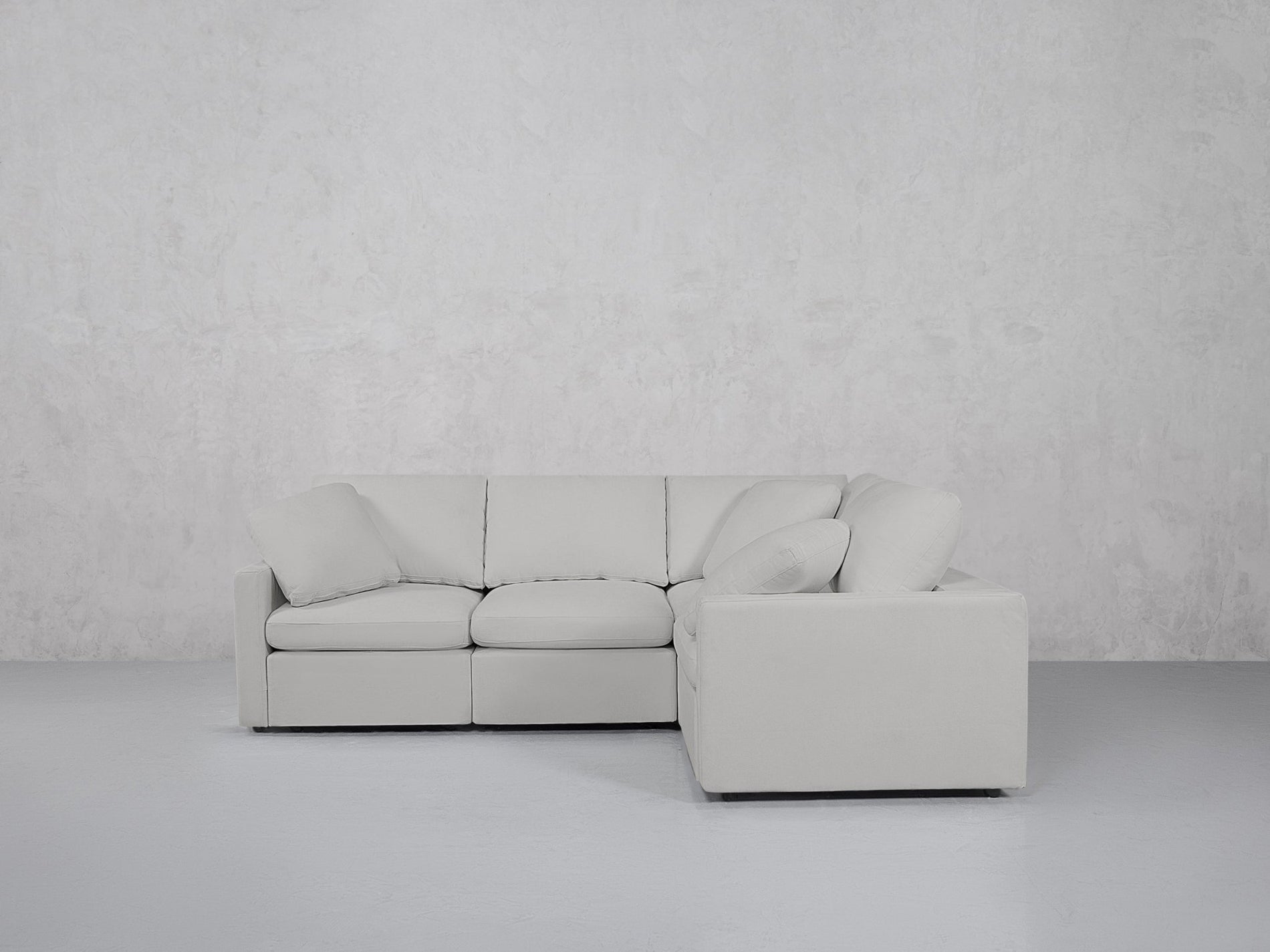 4-Seat Modular Corner Right Sectional (Thin Arms) - 7th Avenue