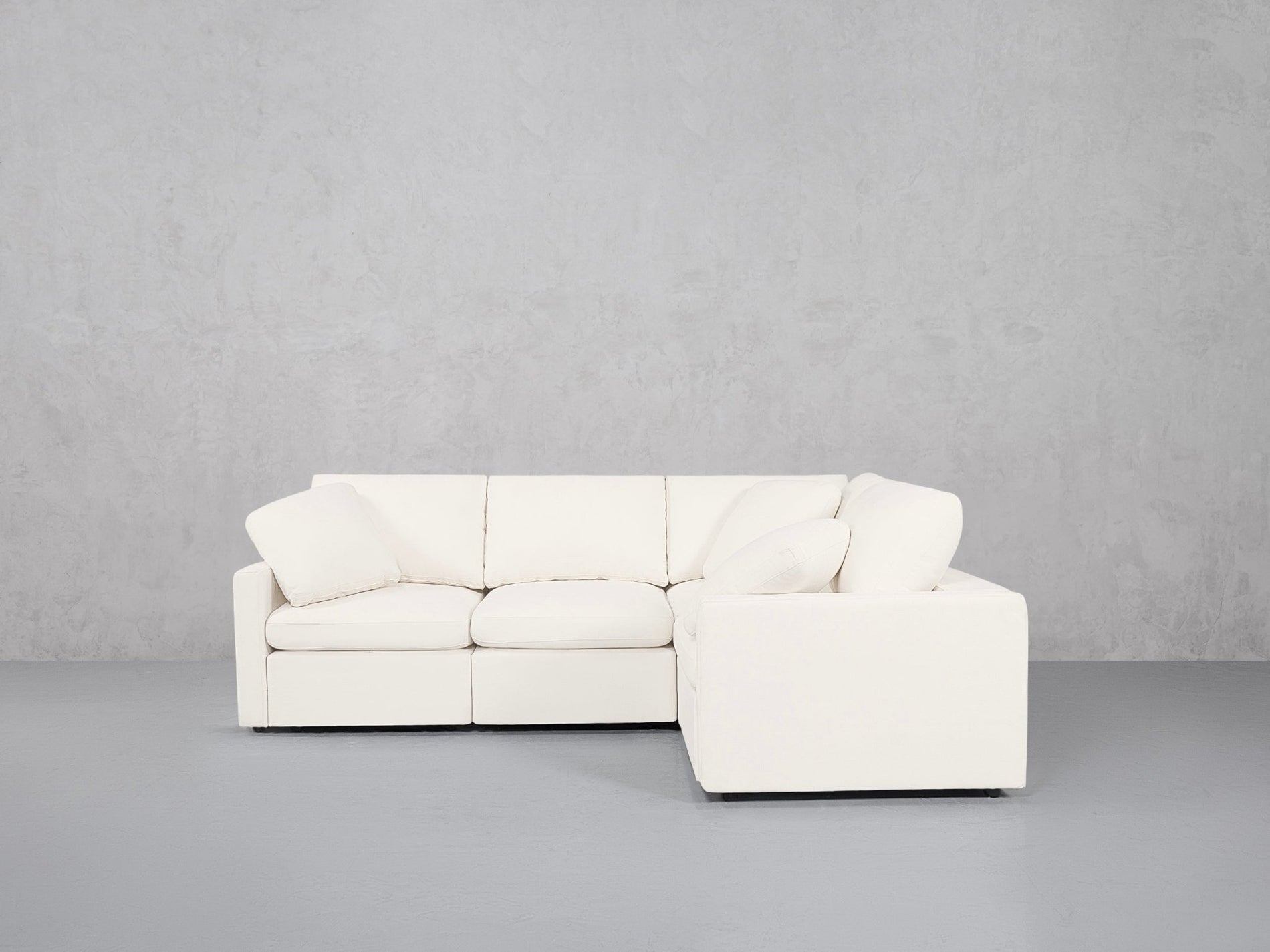 4-Seat Modular Corner Right Sectional (Thin Arms) - 7th Avenue