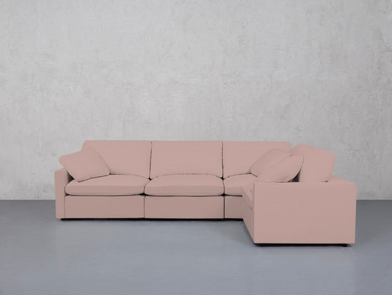 4-Seat Modular Corner Right Sectional (Thin Arms) - 7th Avenue