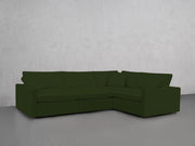 4-Seat Modular Corner Right Sectional (Thin Arms) - 7th Avenue