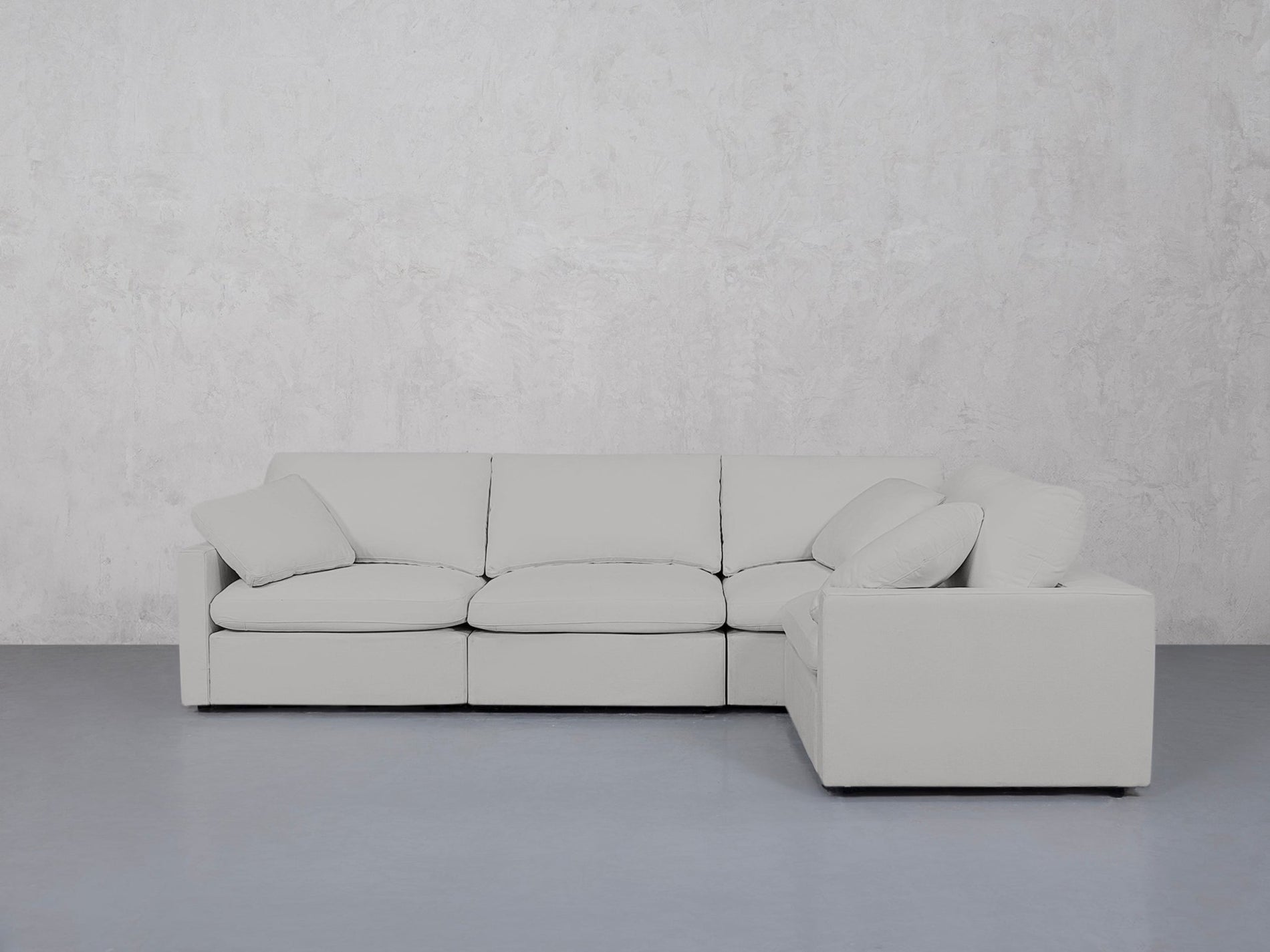 4-Seat Modular Corner Right Sectional (Thin Arms) - 7th Avenue