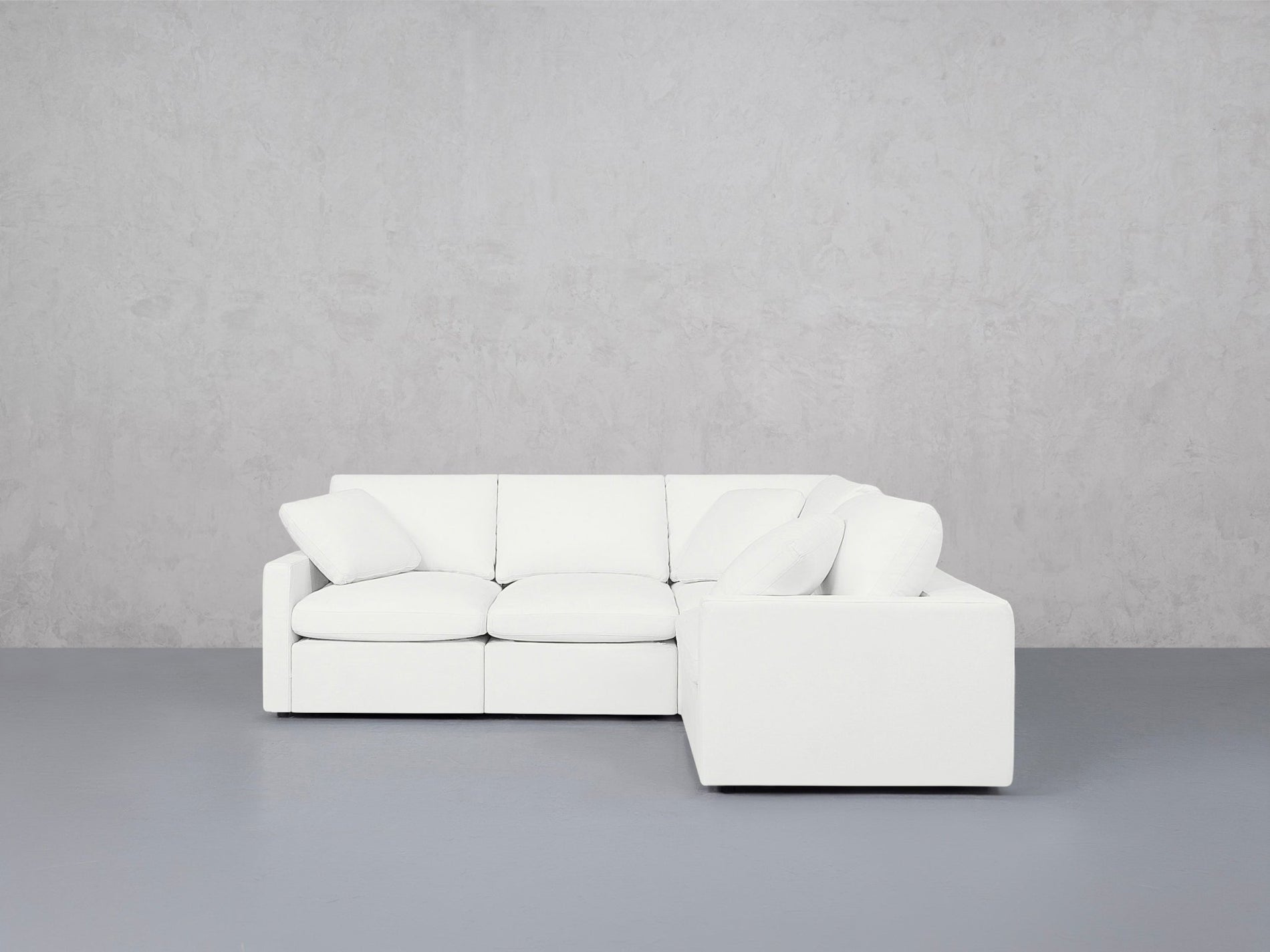 4-Seat Modular Corner Right Sectional (Thin Arms) - 7th Avenue