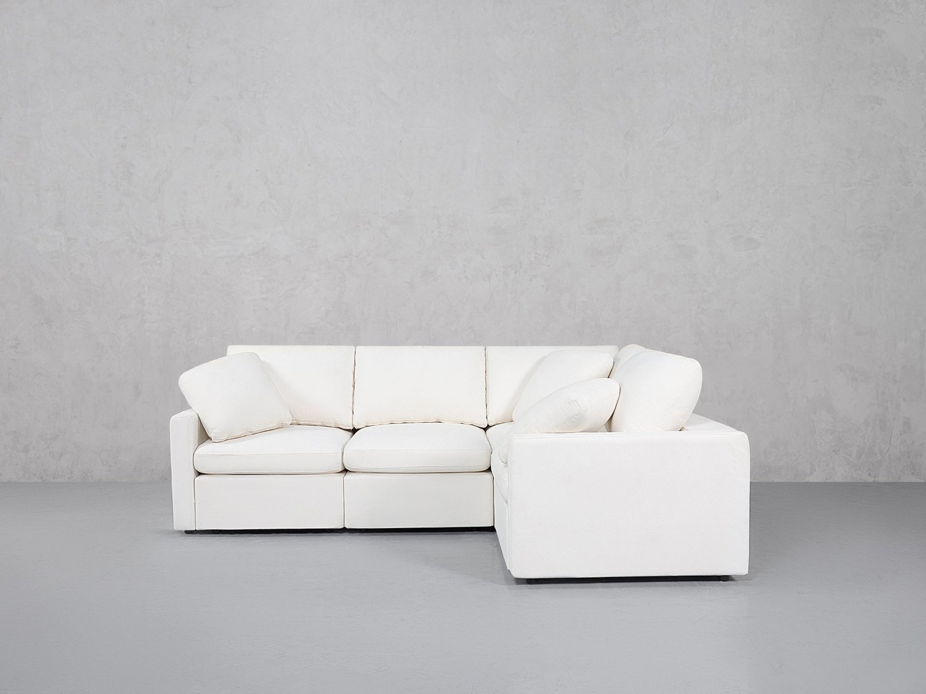 4-Seat Modular Corner Right Sectional (Thin Arms) - 7th Avenue