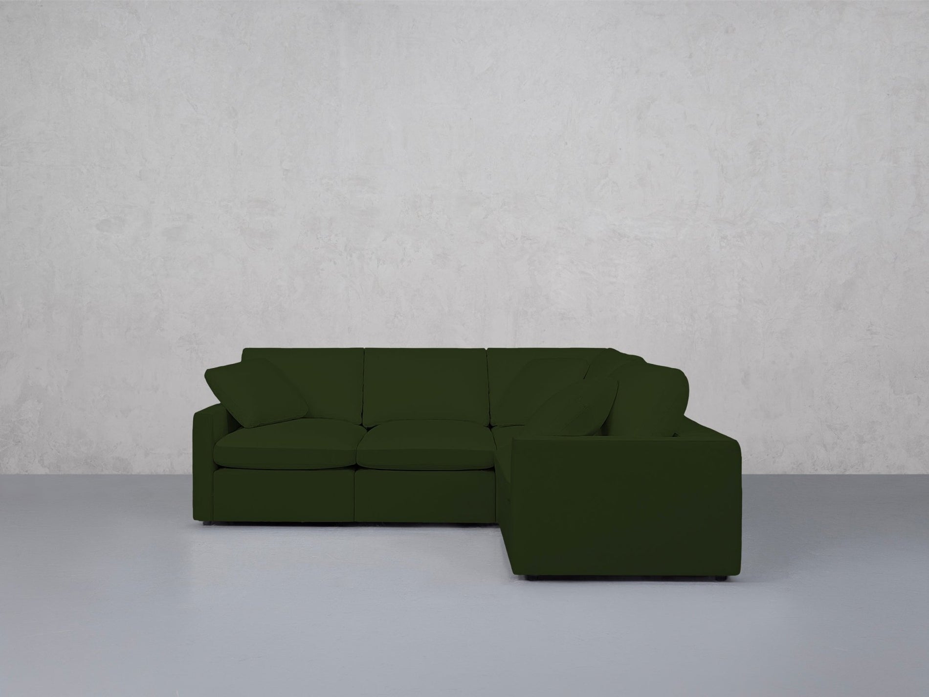 4-Seat Modular Corner Right Sectional (Thin Arms) - 7th Avenue