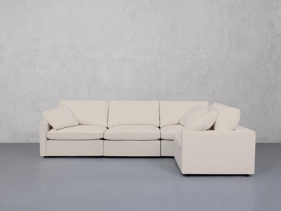 4-Seat Modular Corner Right Sectional (Thin Arms) - 7th Avenue