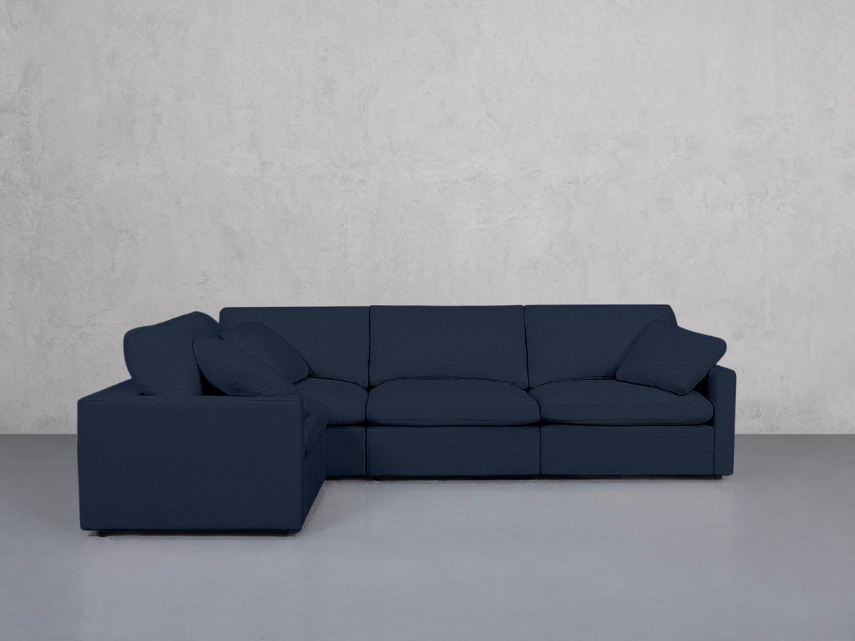 4-Seat Modular Corner Sectional (Thin Arms)