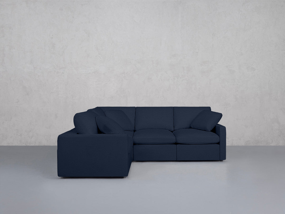 4-Seat Modular Corner Sectional (Thin Arms)