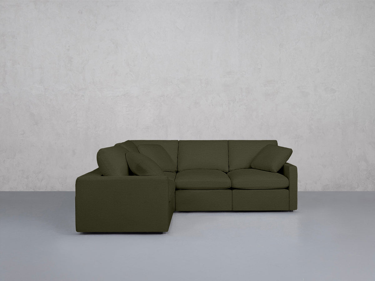 4-Seat Modular Corner Sectional (Thin Arms)