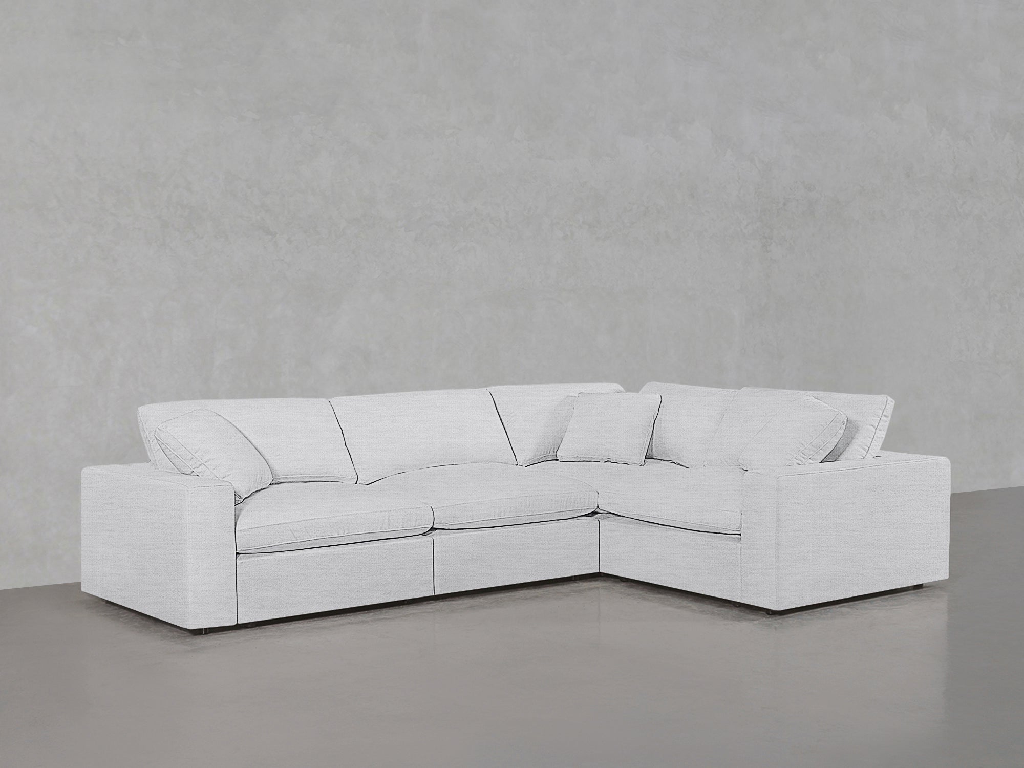 4-Seat Modular Corner Sectional - Extra-Deep - 7th Avenue