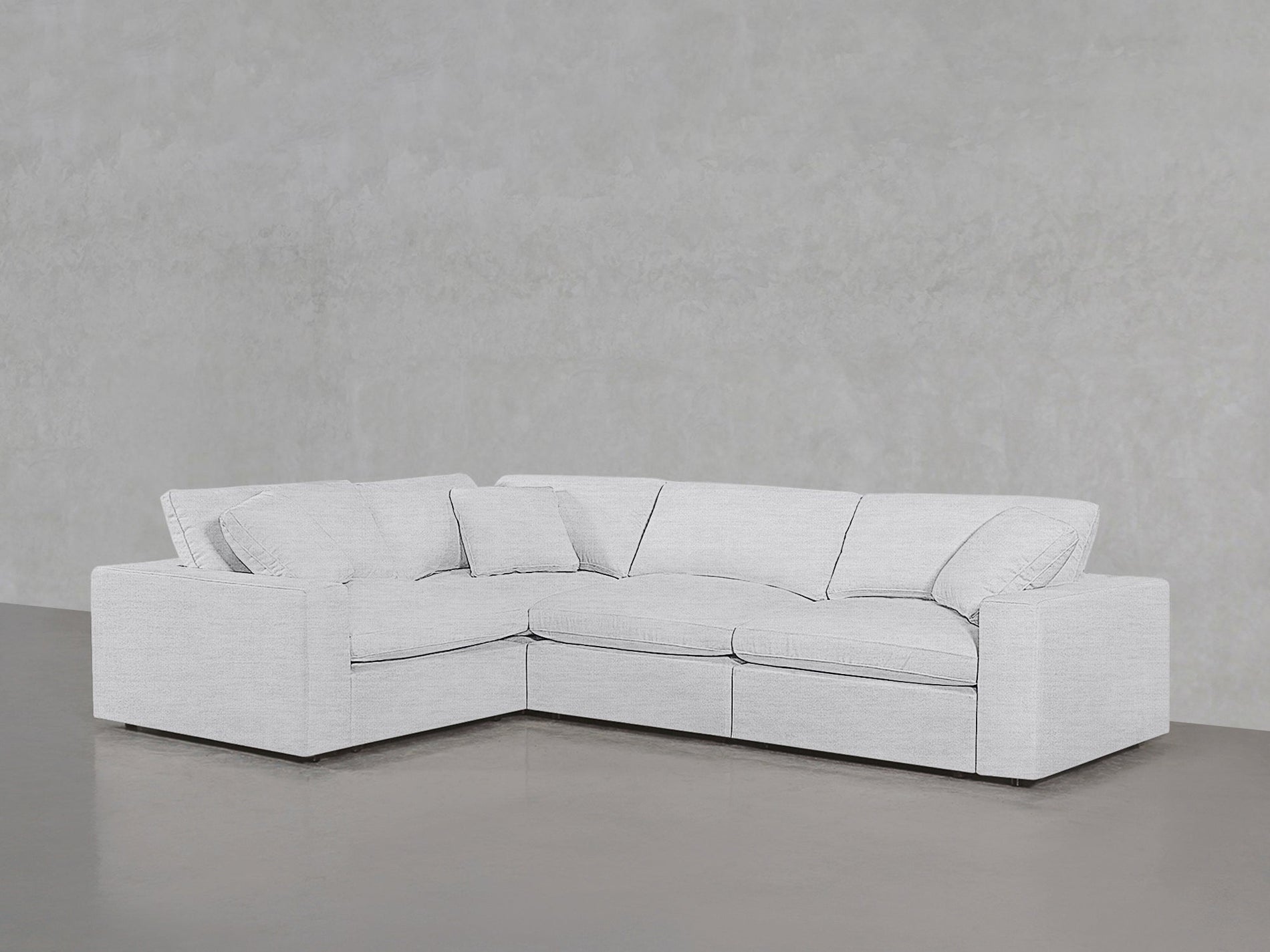 4 - Seat Modular Corner Sectional - 7th Avenue