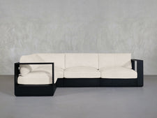 4 - Seat Modular Corner Sectional Aluminum Outdoor - 7th Avenue