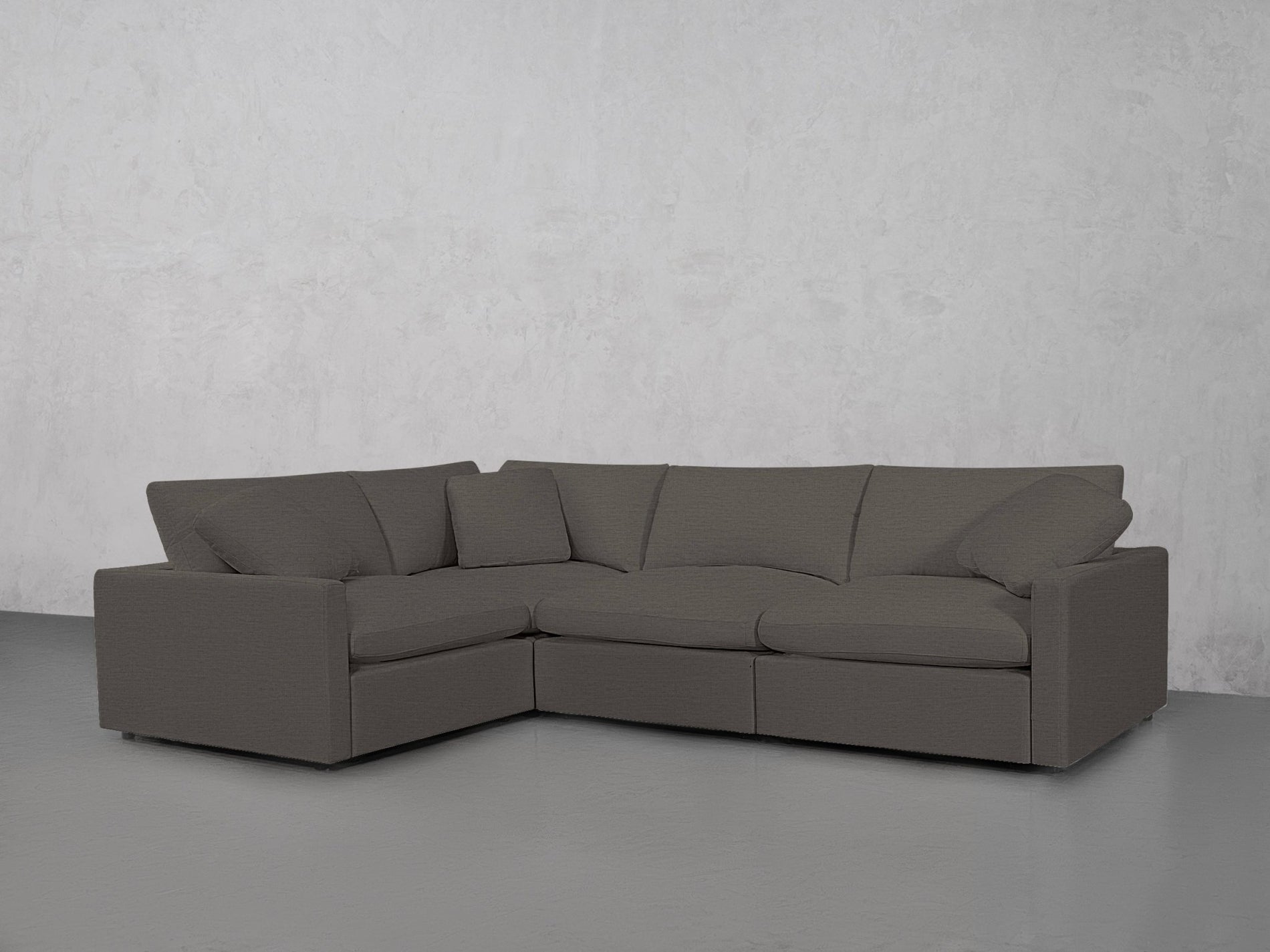 4-Seat Modular Corner Sectional (Thin Arms) - 7th Avenue