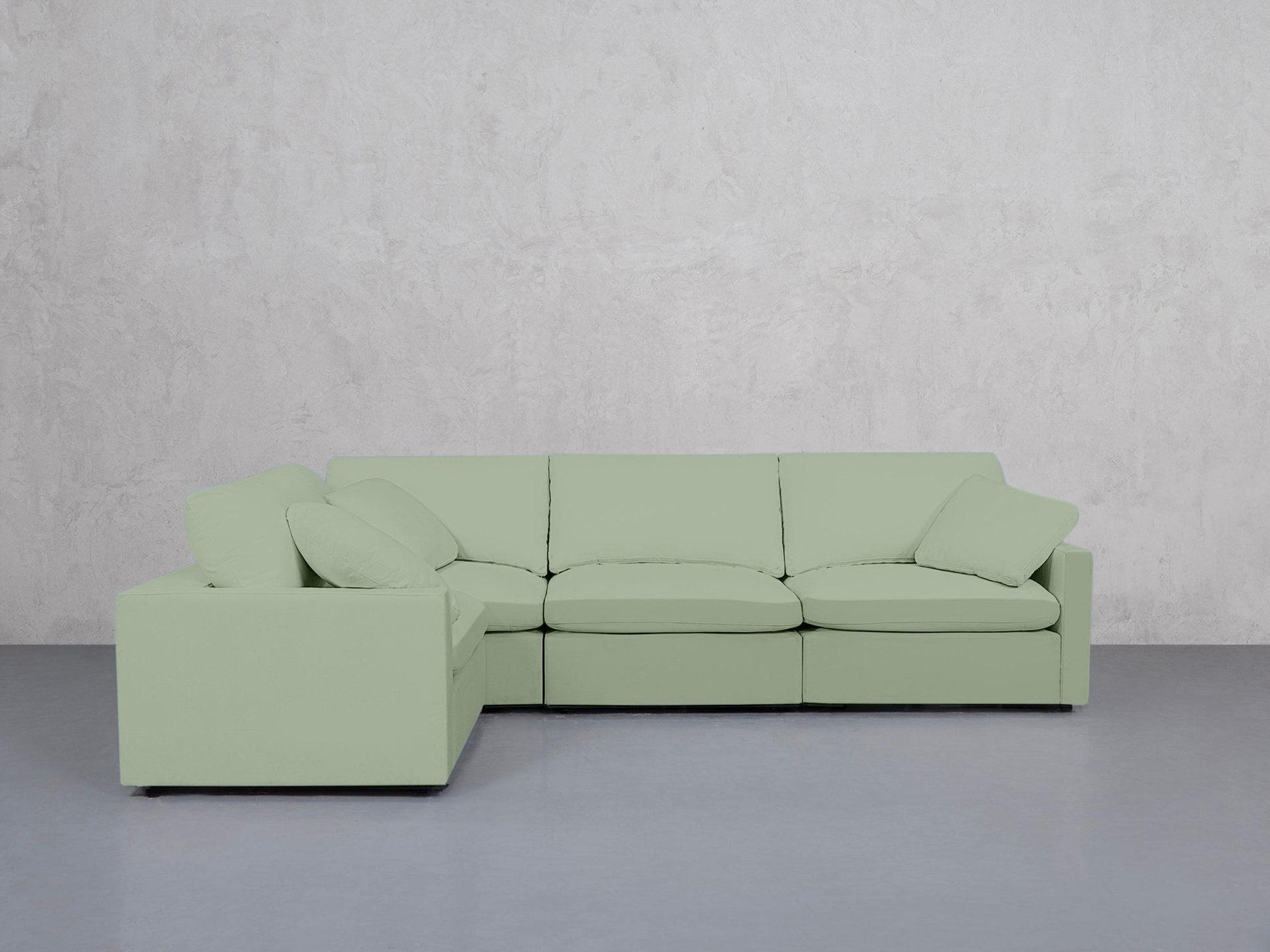 4-Seat Modular Corner Sectional (Thin Arms) - 7th Avenue