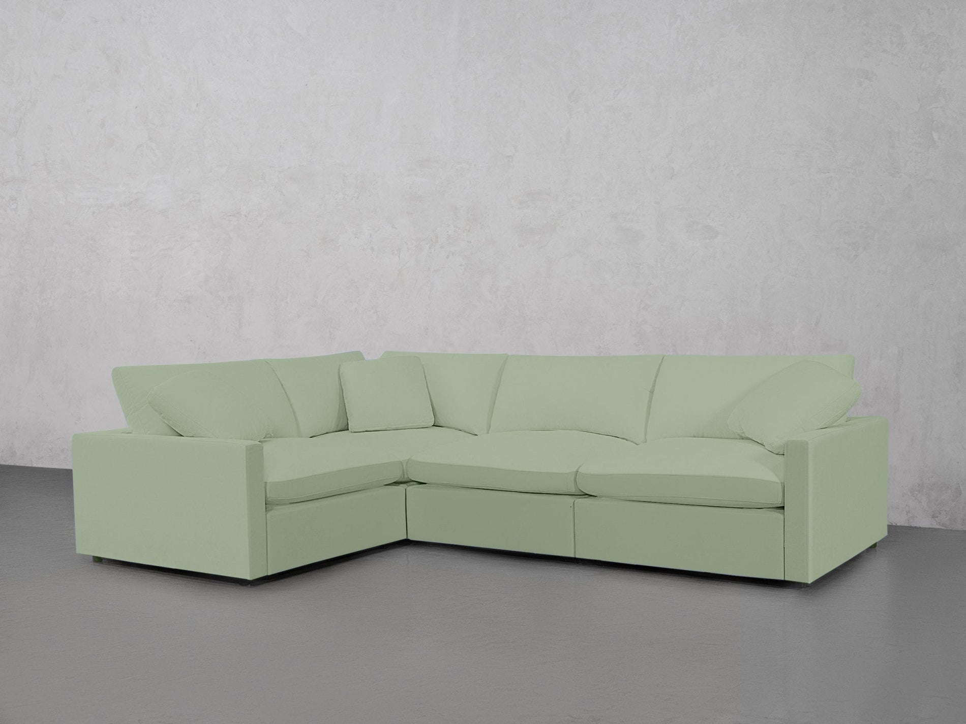 4-Seat Modular Corner Sectional (Thin Arms) - 7th Avenue