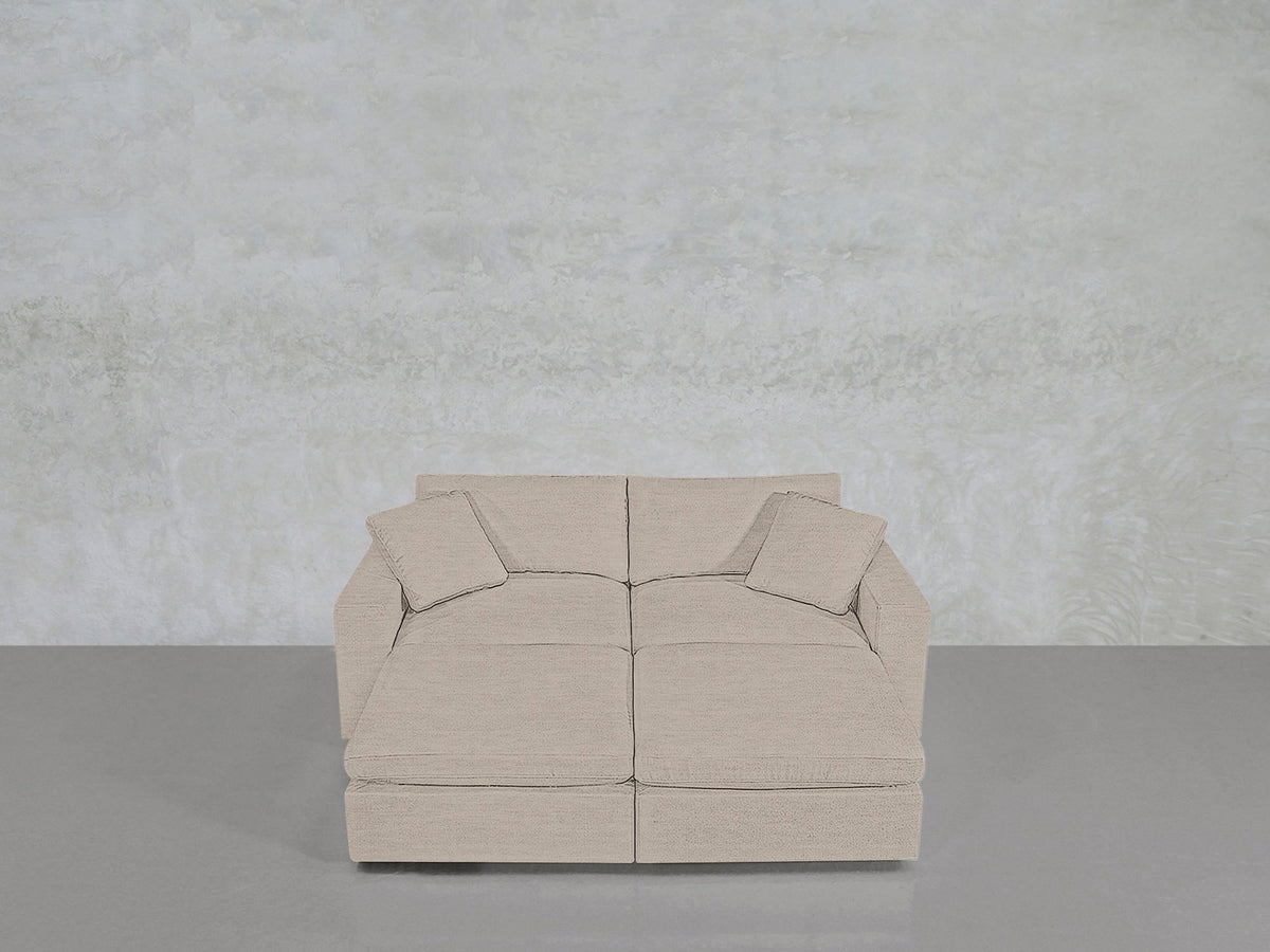 4-Seat Modular Daybed - 7th Avenue