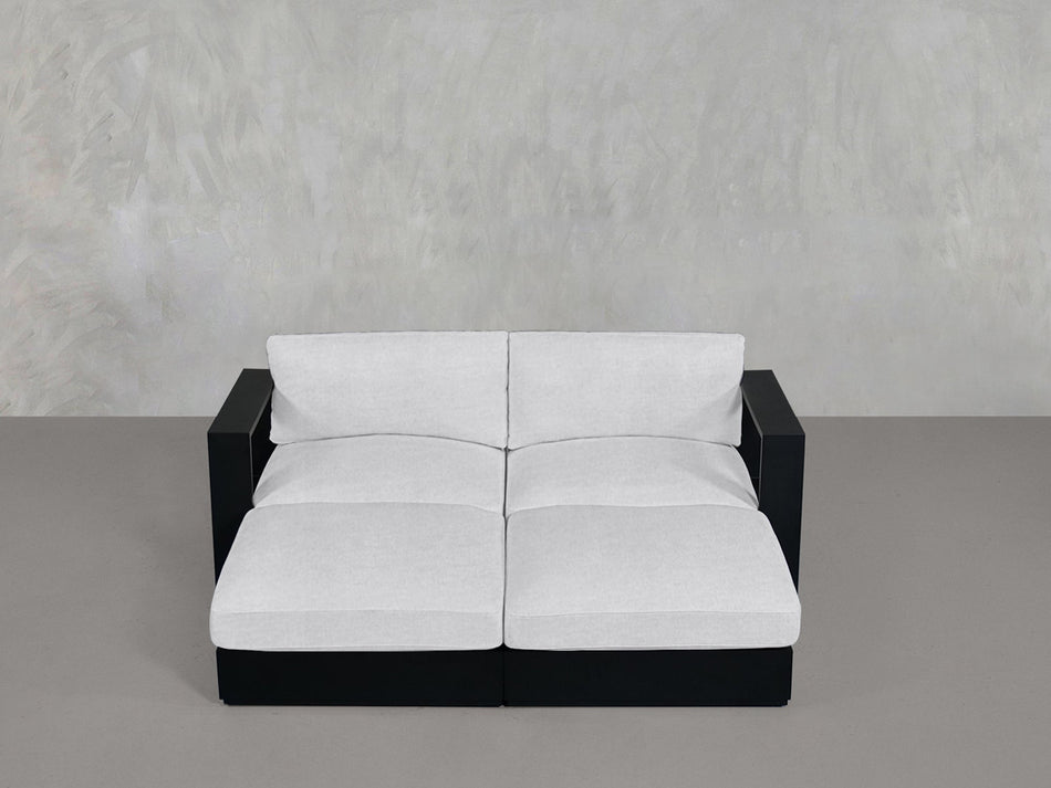 4 - Seat Modular Daybed Aluminum Outdoor - 7th Avenue