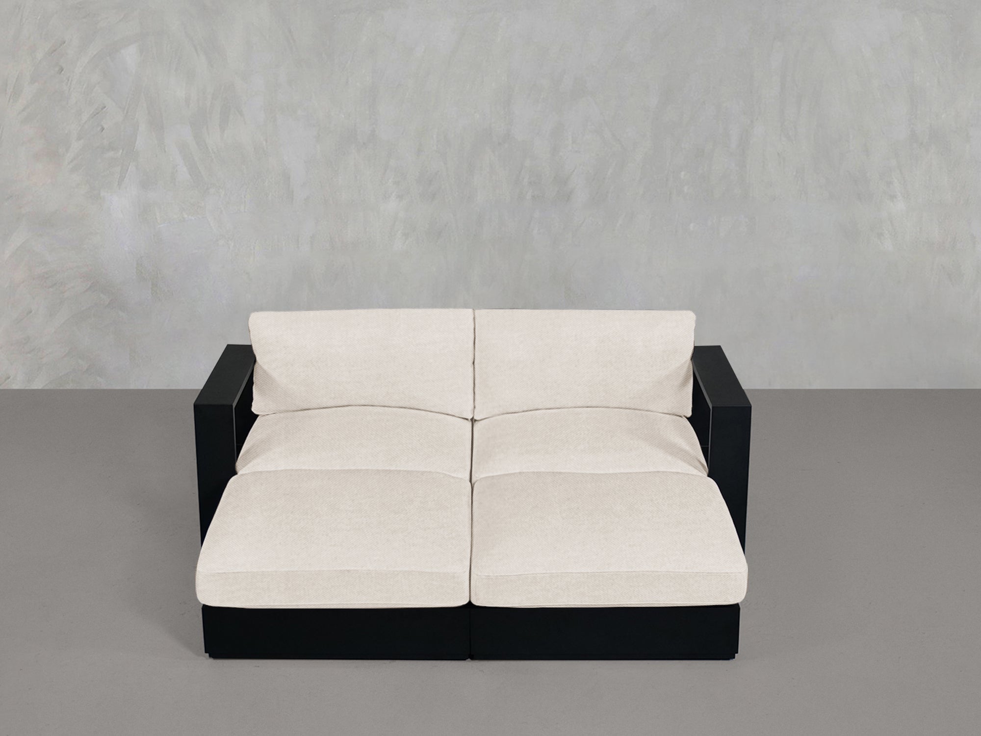 4 - Seat Modular Daybed Aluminum Outdoor - 7th Avenue