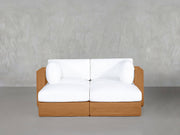 4-Seat Modular Daybed Teak Outdoor - 7th Avenue